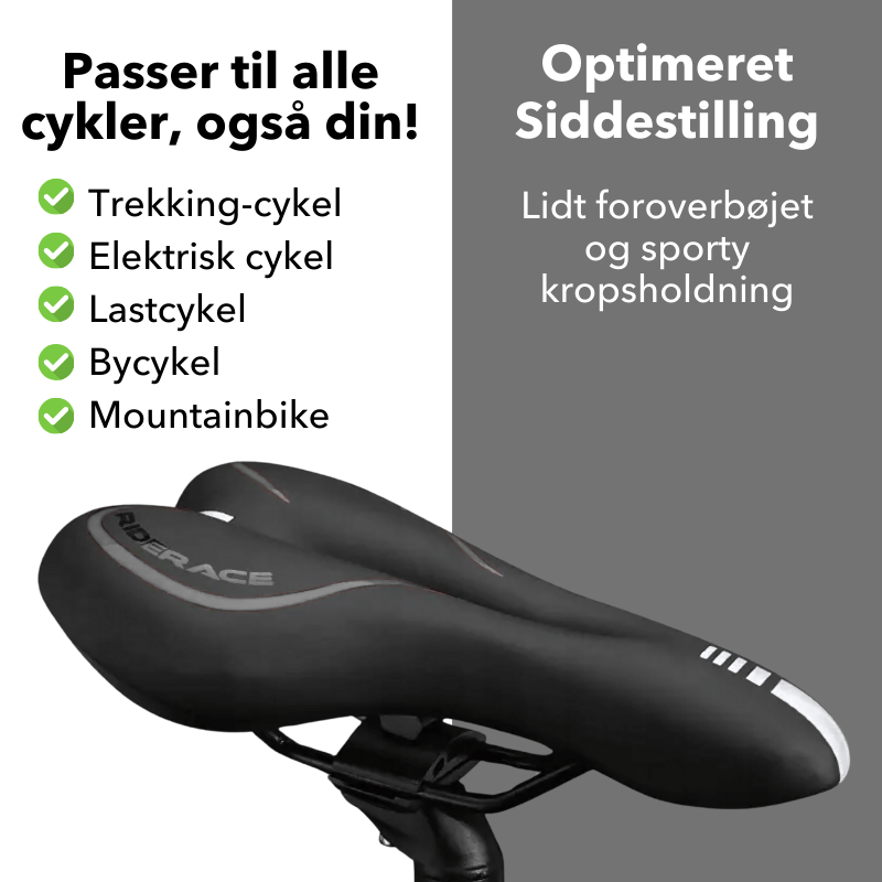 CushRide™ - For maksimal komfort og præstation på hver cykeltur