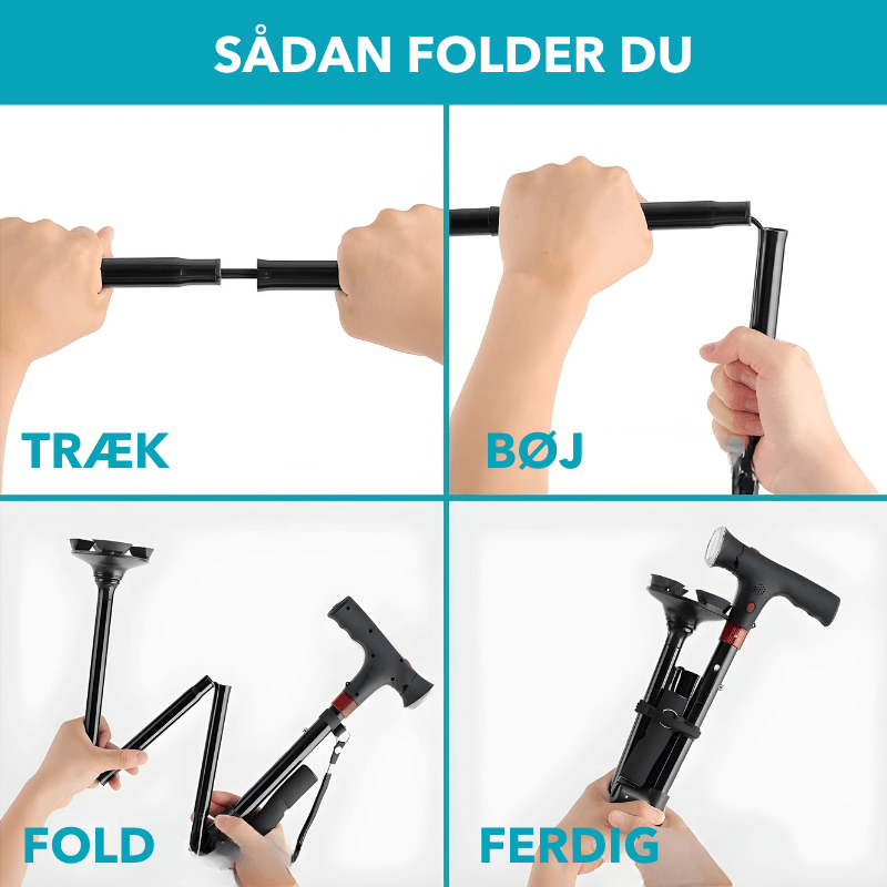 Standy™ - Foldbar og Justerbar Vandrestav