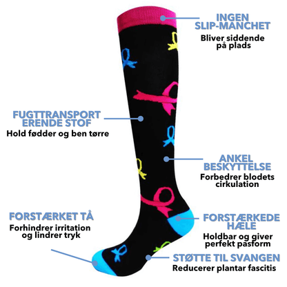 VitalSocks™ - Kompressionsstrømper mod Fodsmerter (3 Par)