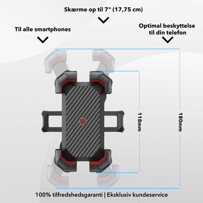 iRide™ - 360° Stødsikker Telefonholder